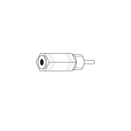 AD505GX Vanco Adapter 3.5 mm Mono Jack - RCA Plug Gold