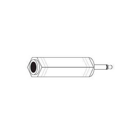 Vanco 3.5 mm Mono Plug - 1/4