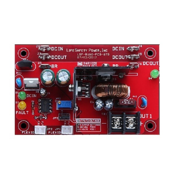 ADC-AC-B100 Alarm.com Secondary Power Supply Board 24VDC Input 12VDC Output @ 4A Maximum