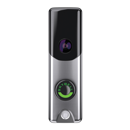 [DISCONTINUED] ADC-VDB105 Alarm.com Slim Line 720p WiFi Doorbell Camera - Satin Nickel