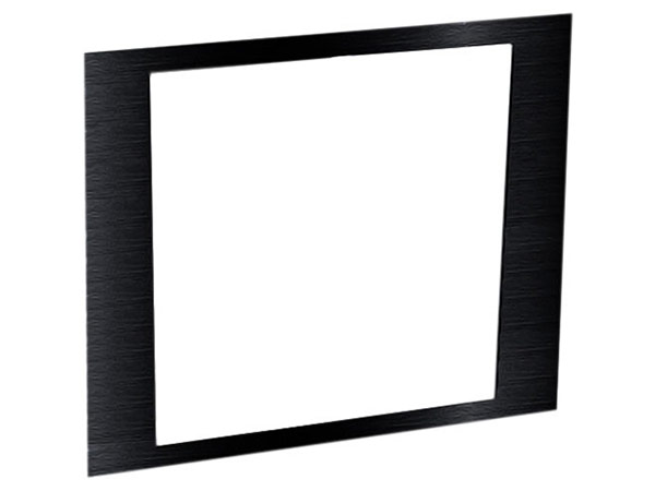 AFACE2 Middle Atlantic 12 SP Face Plate, Black Brushed Finish 10SP Aluminum RSH Face