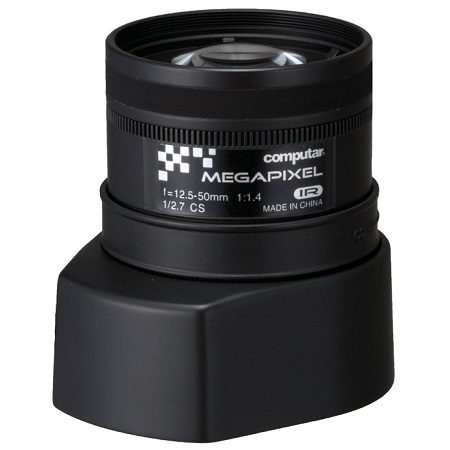 AG4Z1214FCS-MPIR Computar 3MP 1/2.7" 12.5-50mm Varifocal F1.4-F360C CS Mount DC Auto Iris IR Corrected Lens