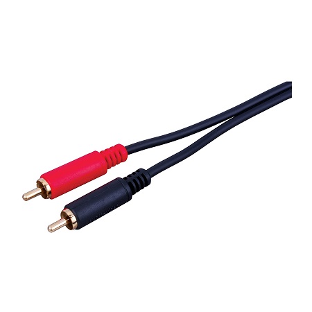 AGH218X Vanco Cable Dual RCA M - M OFC Gold RB 18 In