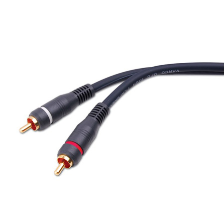 AGP225X Vanco Cable Dual RCA 24 K Gold OFC 25 ft