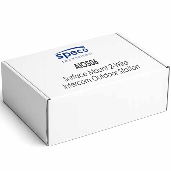 AIOS06 Speco Technologies Surface Mount 2-Wire Intercom Outdoor Station