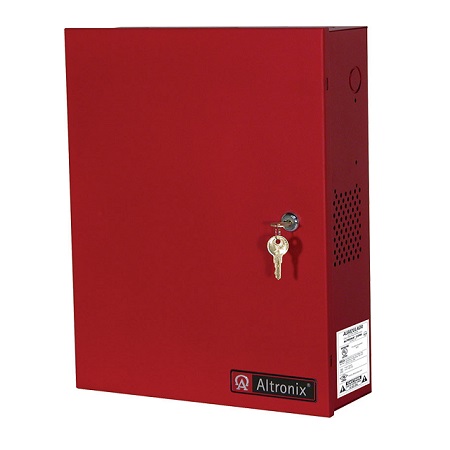 AL1024ULXPD8R Altronix 8 Channel 10Amp 24VDC Power Supply in UL Listed NEMA 1 Indoor 12.25