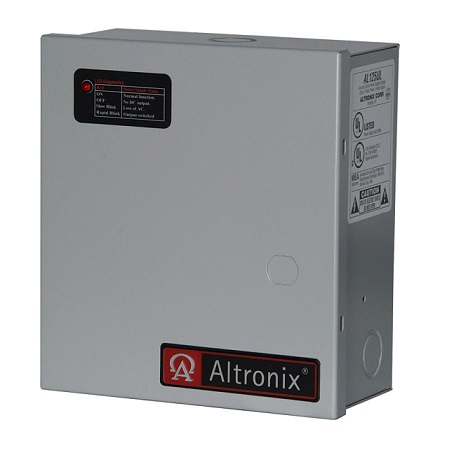 AL125220 Altronix 2 Channel 1Amp 24VDC or 1Amp 12VDC Access Control Power Supply in UL Listed NEMA 1 Indoor 7.5