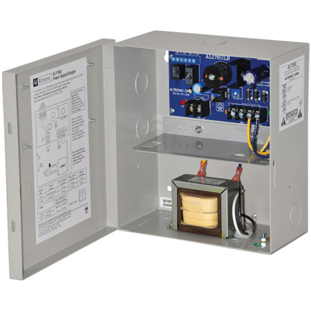 AL176UL Altronix UL Power Supply/Charger w/ Enclosure 12VDC or 24VDC @ 1.75 Amp