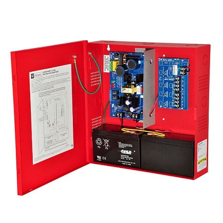 AL300ULPD4CBR Altronix 4 Channel 2.5Amp 24VDC or 2.5Amp 12VDC Power Supply in UL Listed NEMA 1 Indoor 13