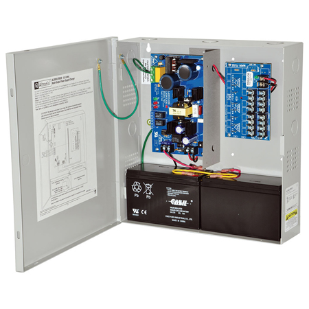 AL300ULPD8CB Altronix 8 Output PTC Power Supply/Charger w/ Enclosure 12VDC or 24VDC @ 2.5 Amp