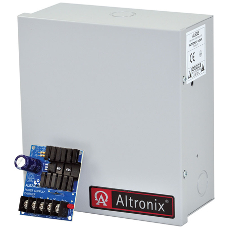 AL624E Altronix Linear Power Supply/Charger w/ Enclosure - 6VDC/12VDC or 24VDC