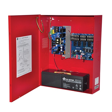 AL842ADA220 Altronix 4 Channel 8Amp 24VDC NAC Power Supply in UL Listed NEMA 1 Indoor 14.5