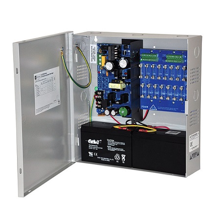 ALTV1224DC220 Altronix 8 Channel 4Amp 24VDC or 4Amp 12VDC CCTV Power Supply in UL Listed NEMA 1 Indoor 13