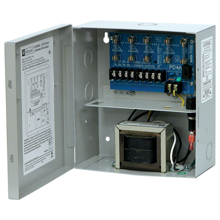 ALTV244UL Altronix 4 Fused Output CCTV Power Supply 24VAC @ 3.5Amp or 28VAC @ 3Amp