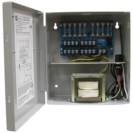 ALTV248UL Altronix 8 Fused Output CCTV Power Supply 24VAC @ 3.5Amp or 28VAC @ 3Amp
