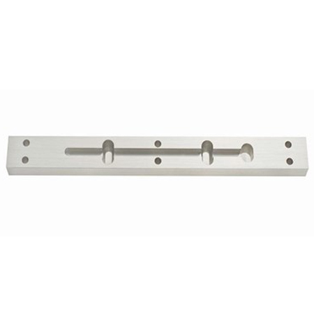 AM6330DURO Alarm Controls 1/4" Header Plate for All 1200 Series Single Magnetic Locks - Duranodic Finish