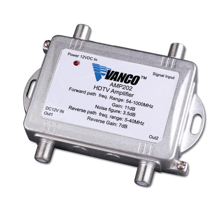Vanco 1 x 2 HDTV Digital Bidirectional Signal Amplifier