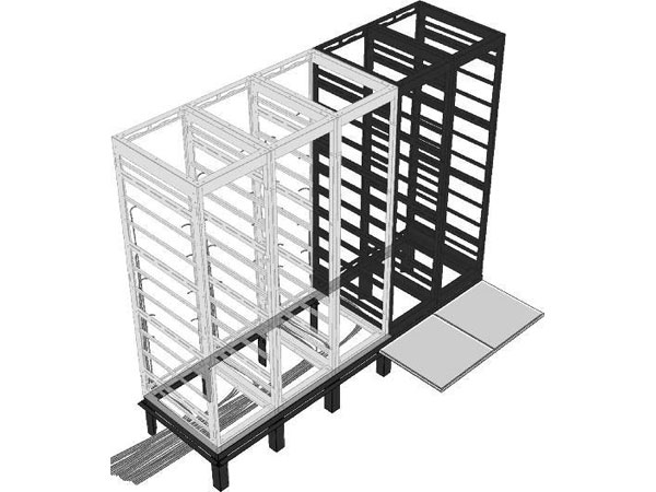 ANGLE-2 Middle Atlantic Pair Raised-Floor support Angles for use with RIB-1-MRK-26/31