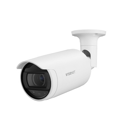 ANO-L7082R Hanwha Techwin 3.3~10.3mm Motorized 30FPS @ 4MP Outdoor IR Day/Night WDR Bullet IP Security Camera PoE