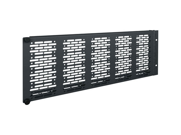 APM-2 Middle Atlantic 2 Space Hinged, Accessory Mounting Panel with Black Finish