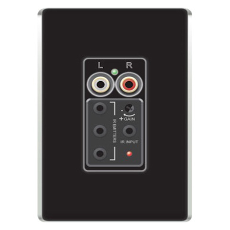 AU1004-BK Legrand On-Q LyriQ Flush Mount Single Source Input Black