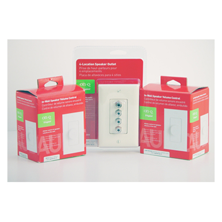 AU2012-LA Legrand On-Q Two Room Impedance Matching Audio Starter Kit White
