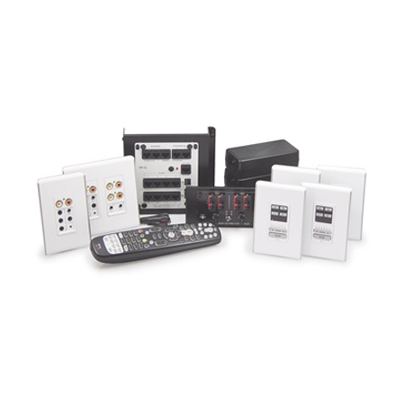 AU5644-WH Legrand On-Q LyriQ Studio High Performance Multiple Source 4-Zone Kit