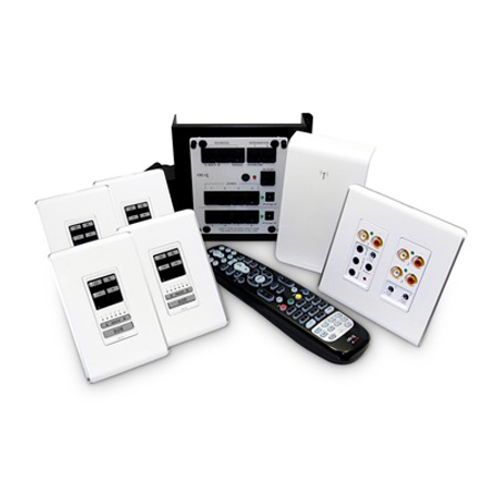AU5854-WH Legrand On-Q LyriQ AirQast Multi-Source 4 Zone Kit White