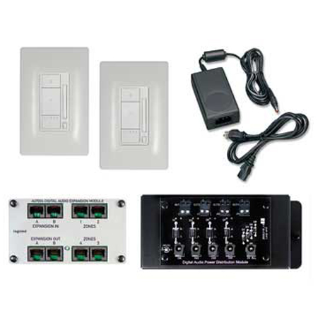 AU7052-WH Legrand On-Q Digital Audio 2 Room Expansion Kit