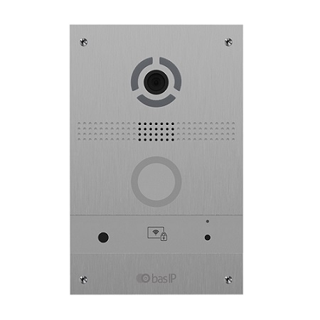 [DISCONTINUED] AV-08F-SILVER BAS-IP Individual Entrance Panel Only - Silver