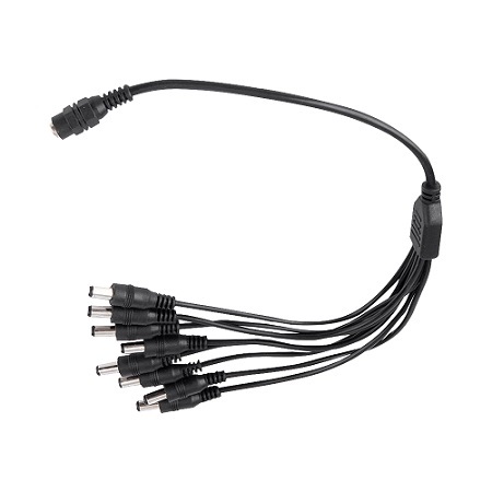 AVA-PIGTAIL-1IN8OUT AVYCON DC Male Pigtail with 1 in / 8 out
