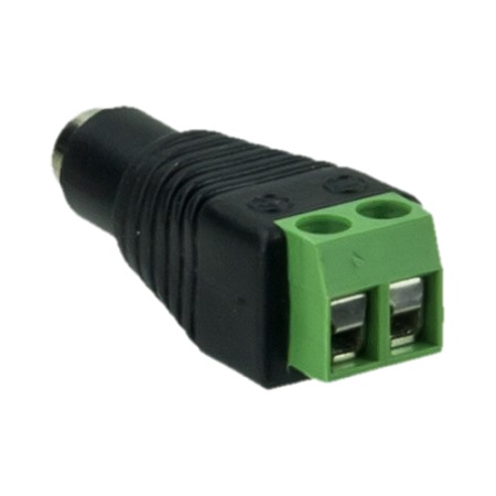 AVA-PIGTAIL-TM-F AVYCON DC Plug Terminal Block Female Connects to Power Supply End