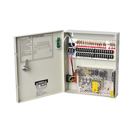 AVA-PSW-12VDH10A-18 AVYCON 18 Channel Power Distribution Box