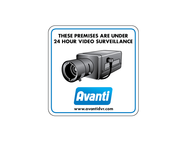 Avanti 4x4" Window Decal