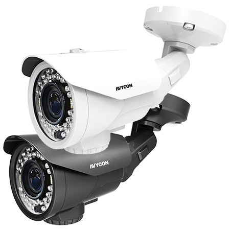 AVC-BH52VT AVYCON 2.8-12mm Varifocal 700TVL IR Day/Night Bullet Analog Security Camera 12VDC/24VAC
