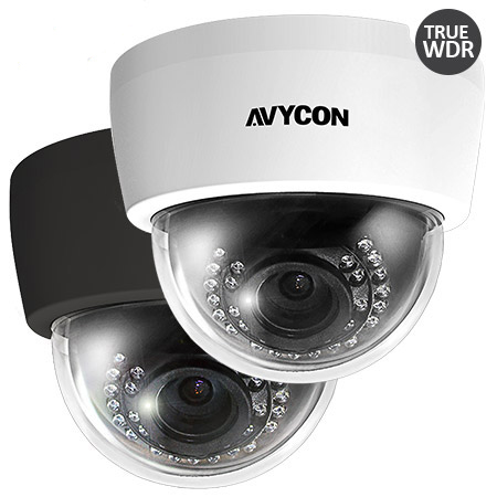 AVC-DT92VLT AVYCON 2.8-12mm Varifocal 1080p Indoor IR Day/Night Dome HD-TVI Security Camera 12VDC/24VAC