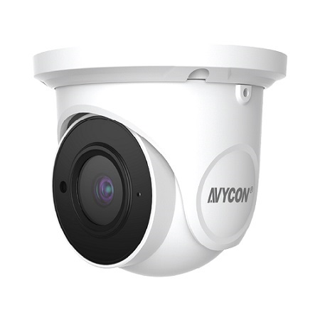AVC-EHN41FT AVYCON 3.6mm 30FPS @ 4MP Outdoor IR Day/Night WDR Eyeball IP Security Camera 12VDC/PoE