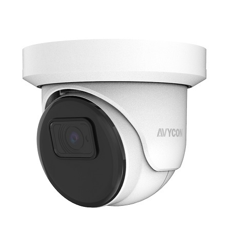 AVC-NLE51F28 AVYCON 2.8mm 20FPS @ 5MP Outdoor IR Day/Night DWDR Eyeball IP Security Camera 12VDC/PoE