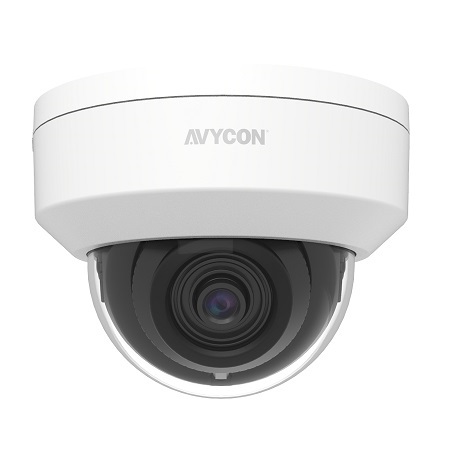 AVC-NPD51F28 AVYCON 2.8mm 30FPS @ 5MP Indoor IR Day/Night WDR Dome IP Security Camera 12VDC/PoE