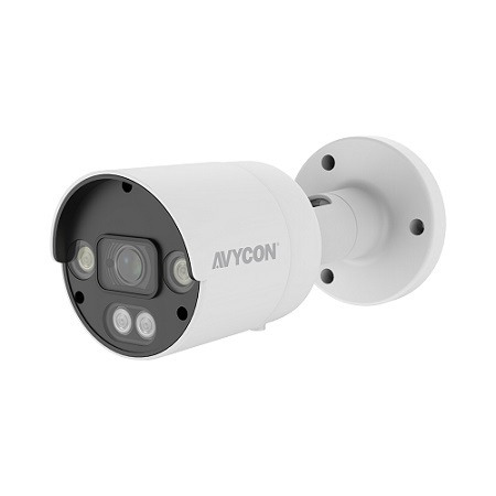 AVC-TCB51F28 AVYCON 2.8mm 20FPS @ 5MP Outdoor IR Day/Night DWDR Bullet HD-TVI/HD-CVI/AHD/Analog Security Camera 12VDC