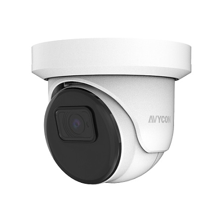 AVC-TE51F28 AVYCON 2.8mm 20FPS @ 5MP Outdoor IR Day/Night DWDR Turret HD-TVI/HD-CVI/AHD/Analog Security Camera 12VDC