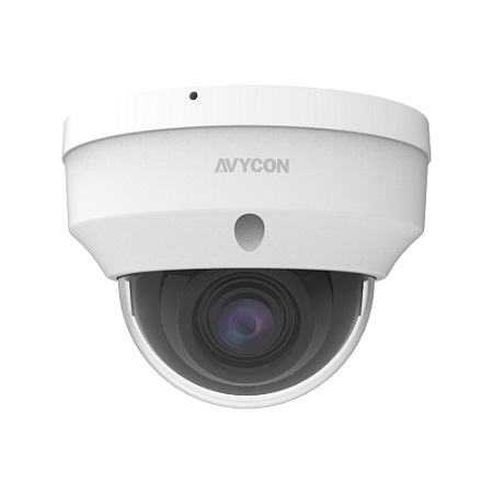 AVC-TV21F28 AVYCON 2.8mm 30FPS @ 2MP Outdoor IR Day/Night DWDR Dome HD-TVI/HD-CVI/AHD/Analog Security Camera 12VDC