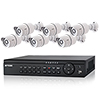 Show product details for AVK-HN41B6-3T AVYCON 8 Channel NVR Kit 64Mbps Max Throughput - 3TB w/ 6 x 4MP Outdoor IR Bullet IP Security Cameras