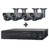 Show product details for AVK-T71B4-1T-W AVYCON 4 Camera Package - 720P 1.3Mp HD-TVI Value Bundle with 4 Bullet Cameras and 4CH DVR Including 1TB HDD