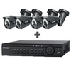 Show product details for AVK-T91B4-2T AVYCON 4 Camera Package - 1080P 2.1Mp HD-TVI Value Bundle with 4 Bullet Cameras and 4CH DVR Including 2TB HDD