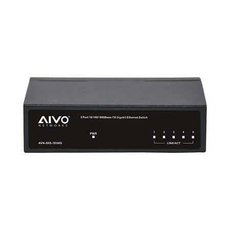 AVN-S05-1E04G AVYCON 4+1 Ports Gigabit Network Switch