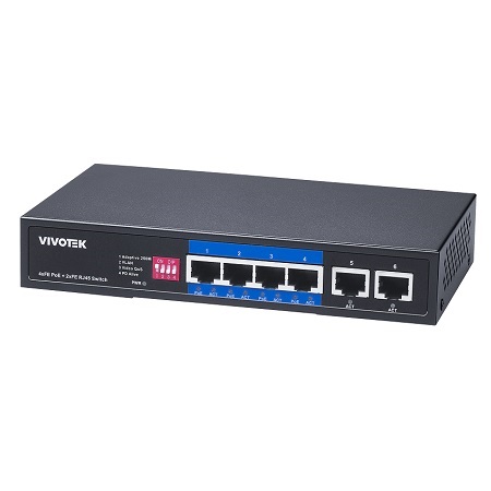 AW-FET-060P-060 Vivotek 6 Ports Unmanaged PoE Switch