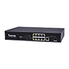 AW-FGT-100C-120 Vivotek 8 PoE Ports + 1 Gigabit UTP Port + 1 Gigabit SFP Port 120W Total Budget Unmanaged Desktop PoE Switch