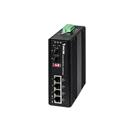 [DISCONTINUED] AW-IHU-0600 Vivotek Industrial 4xGE 60W UPoE + 2xGE SFP Switch