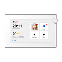 AZ-07L-GRAY BAS-IP IP Indoor Monitor with a 7-Inch IPS Touch-Screen Color Display - Vertical or Horizontal Mount - Android - Gray